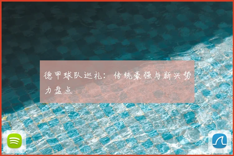 德甲球队巡礼:传统豪强与新兴势力盘点